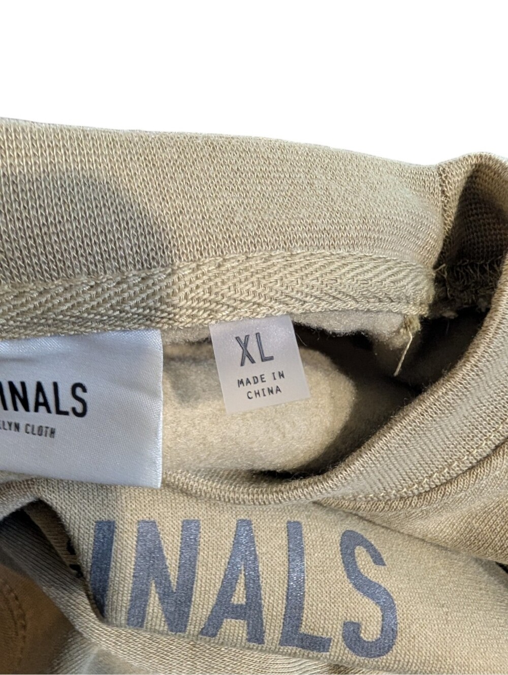 Originals Brooklyn Cloth Sage Fleece Sweatshirt XL Oversized Streetwear Crewneck - Picture 7 of 9
